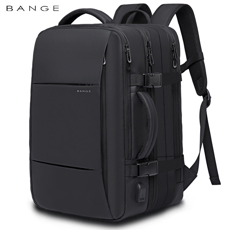 Bange Backpack Men's High-End Computer Backpack Men's Large-Capacity Backpack Casual Travel Business Trip Men's Bag - image 5