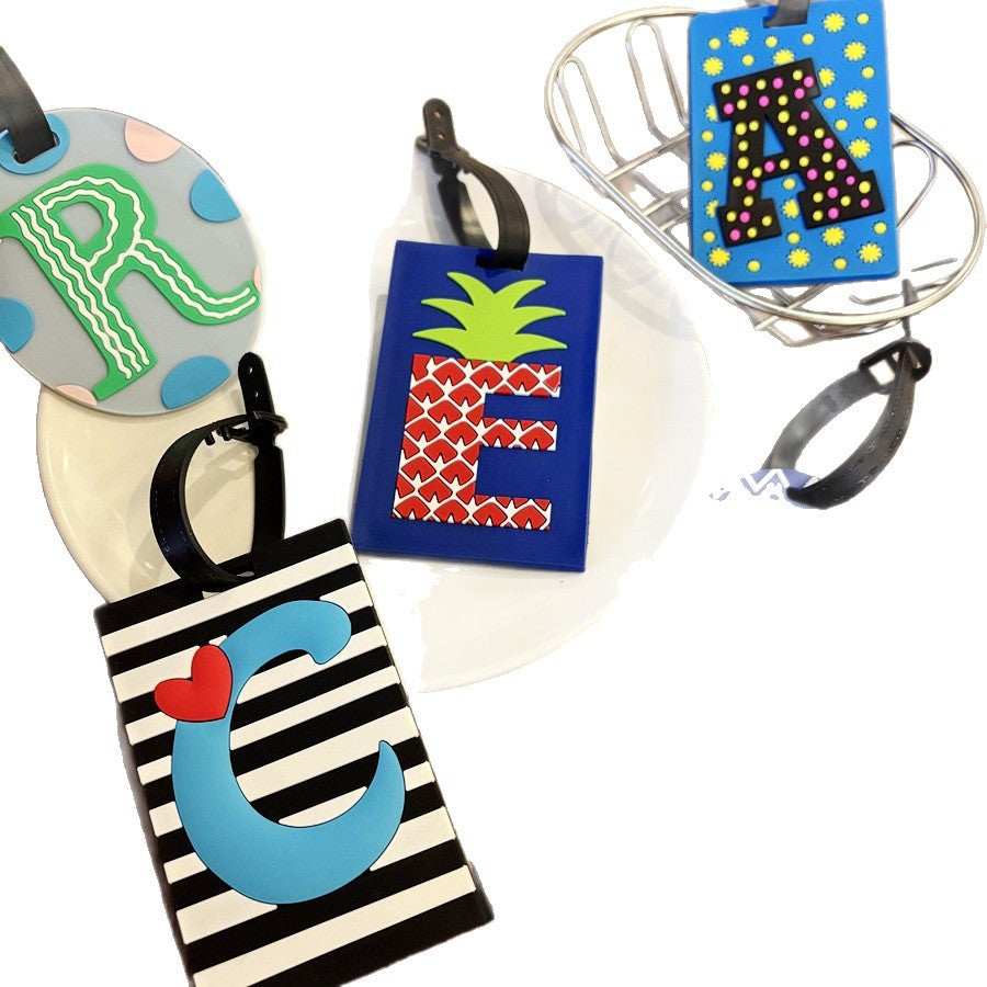 Cross-Border Ins Letter Luggage Tags, Bag Tags, Station Anti-Loss Tags, Travel Essentials, Name Identification Tags - image 5