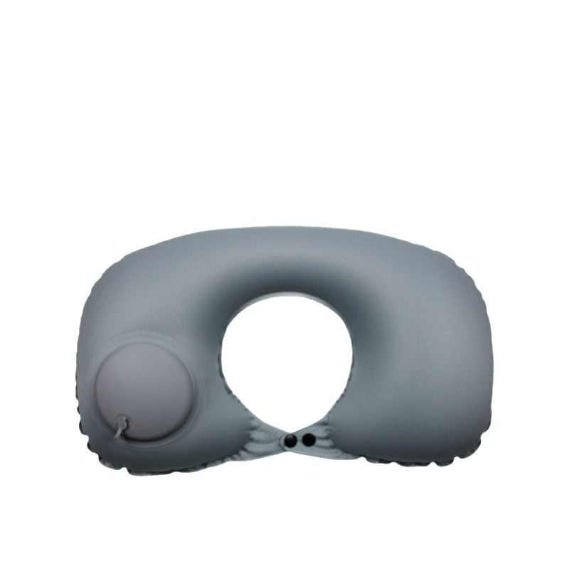 Tiktok Hot-Selling Press-Type Inflatable Pillow U-Shaped Pillow for Nap, Outdoor Travel, Portable Neck Support Pillow, Dropshipping Available - image 5
