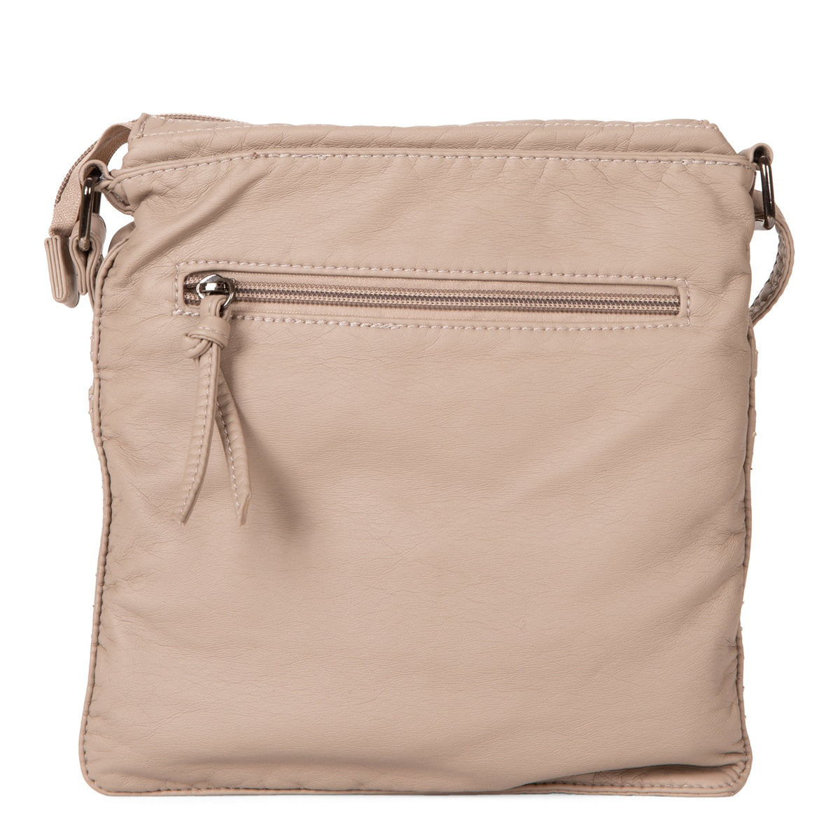 Quilted Multi Zip Crossbody