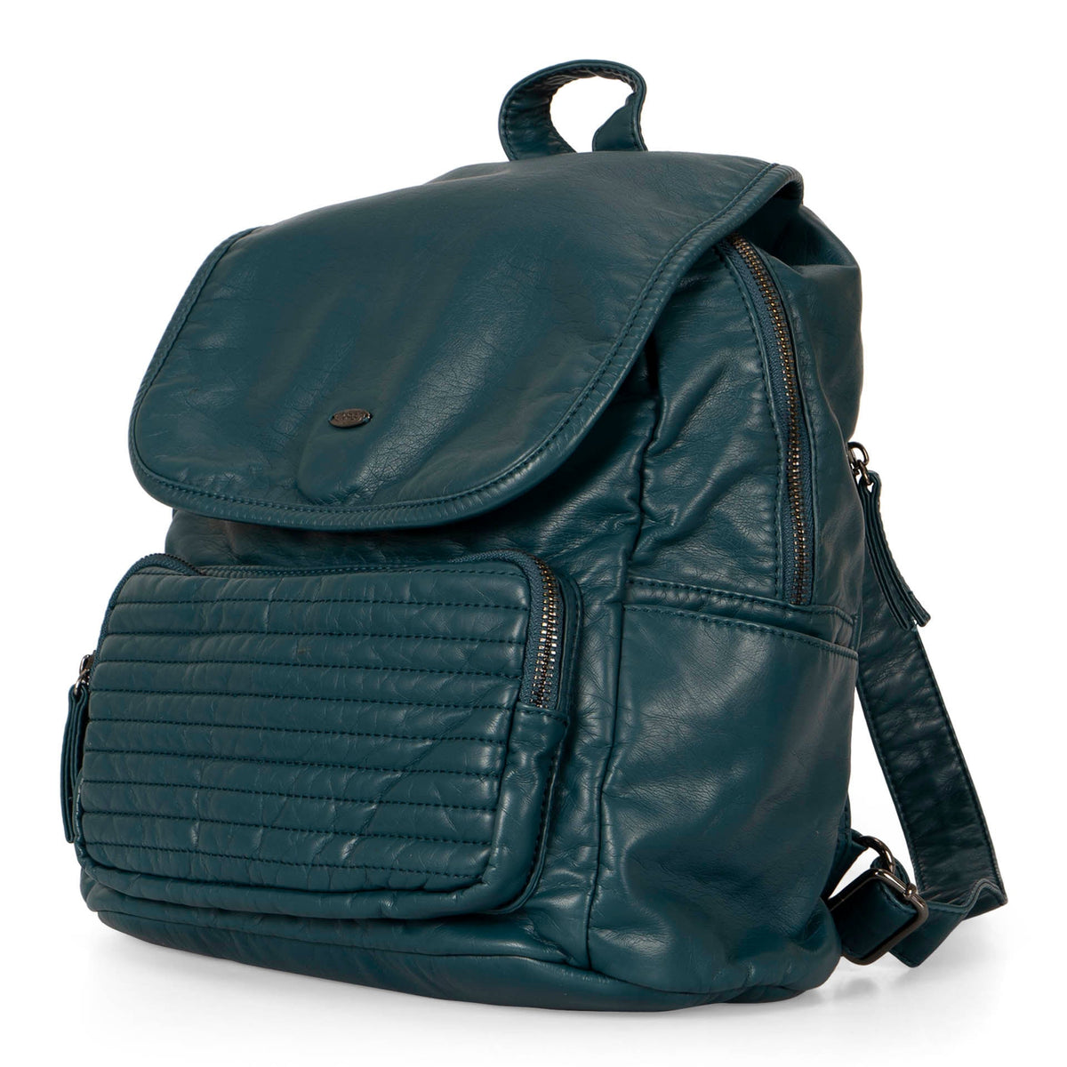 Quilted Front Flap Backpack
