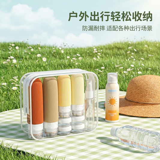 16-Piece Travel Bottle Set, Silicone Squeezeable Toiletry Containers, Travel Accessories, Travel Refillable Bottles - image 2