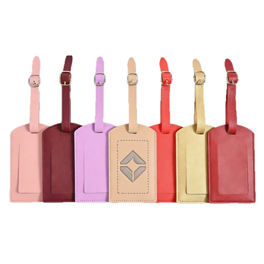 Wholesale In-Stock Multi-Color Pu Faux Leather Boarding Pass Card Holder with Lanyard and Strap, Card Paper Luggage Tag, Customizable Logo - image 5
