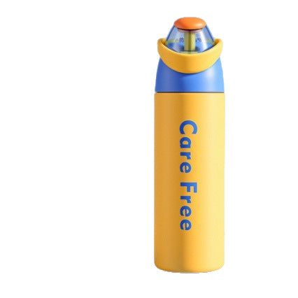 Cross-Border New Pattern Fruit Cup, Straw Cup, Sports Water Cup with Handle, Large Capacity Thermos Cup, Travel Outdoor - image 5