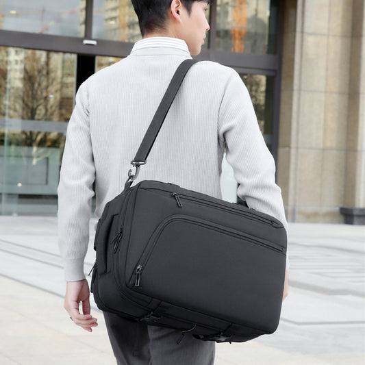 Vacuum-Compartment Travel Backpack