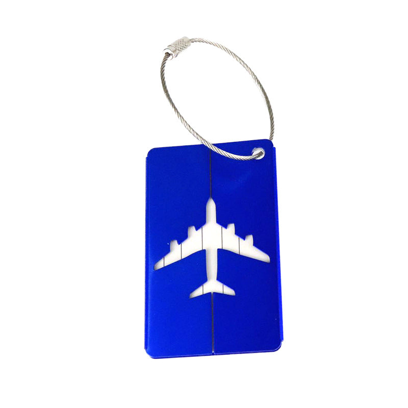Cross-Border Metal Luggage Tags, Airplane-Shaped Business Gifts, Checked Baggage Tags, Metal Suitcase Tags - image 5