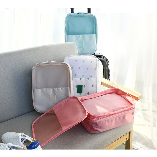 Business Trip Shoe Storage Bag, Portable Suitcase, Shoe Cover Storage Artifact, Dust-Proof Travel Shoe Bag, Double-Layer Three-Position Shoe Bag - image 2