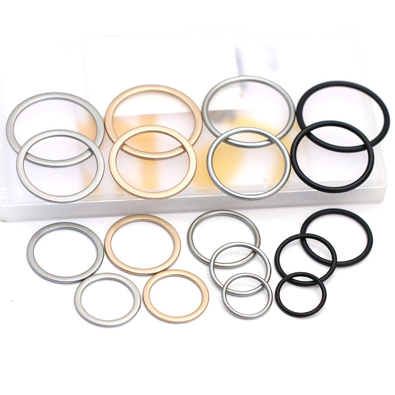 Factory metal ring flat ring button ring button clothing luggage accessories hardware accessories - image 5