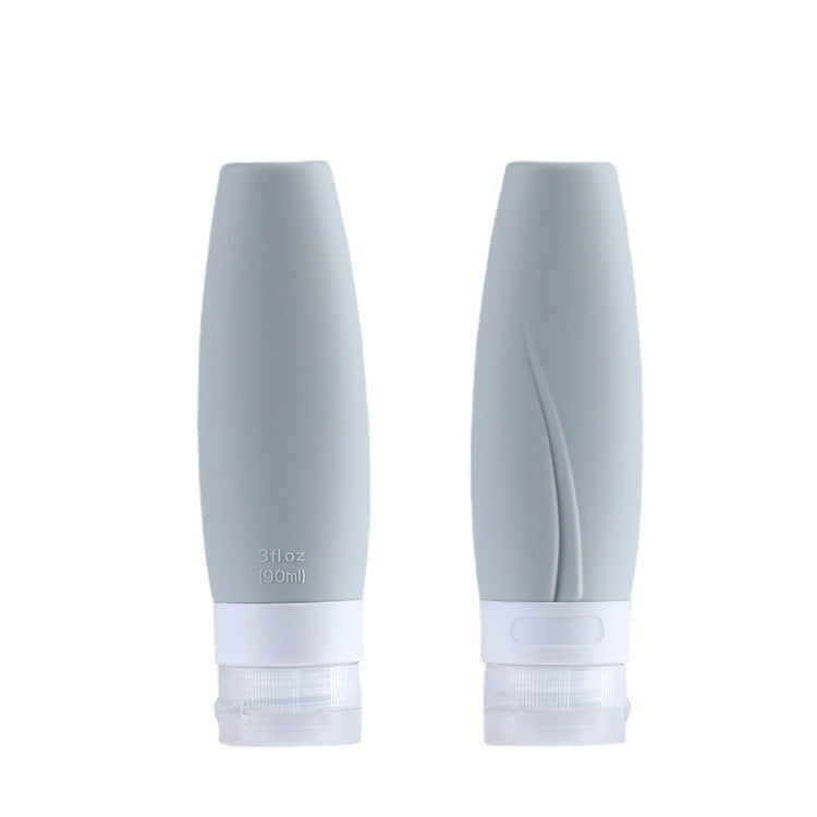Creative silicone sub-bottle portable storage bottle cosmetics travel set bottle Lotion shampoo silicone bottle - image 5