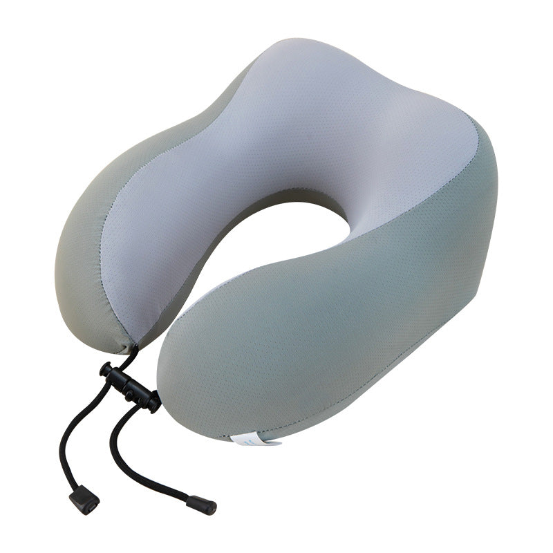 Summer Memory Foam U-Shaped Pillow, Lunch Break Travel Neck Pillow, Ice Silk Cool Breathable U-Shaped Pillow Wholesale with Logo Printing - image 5