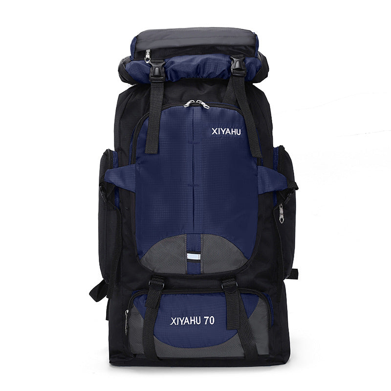 Cross-border 70L outdoor waterproof sports backpack travel bag women's lightweight hiking backpack mountaineering bag wholesale - image 5
