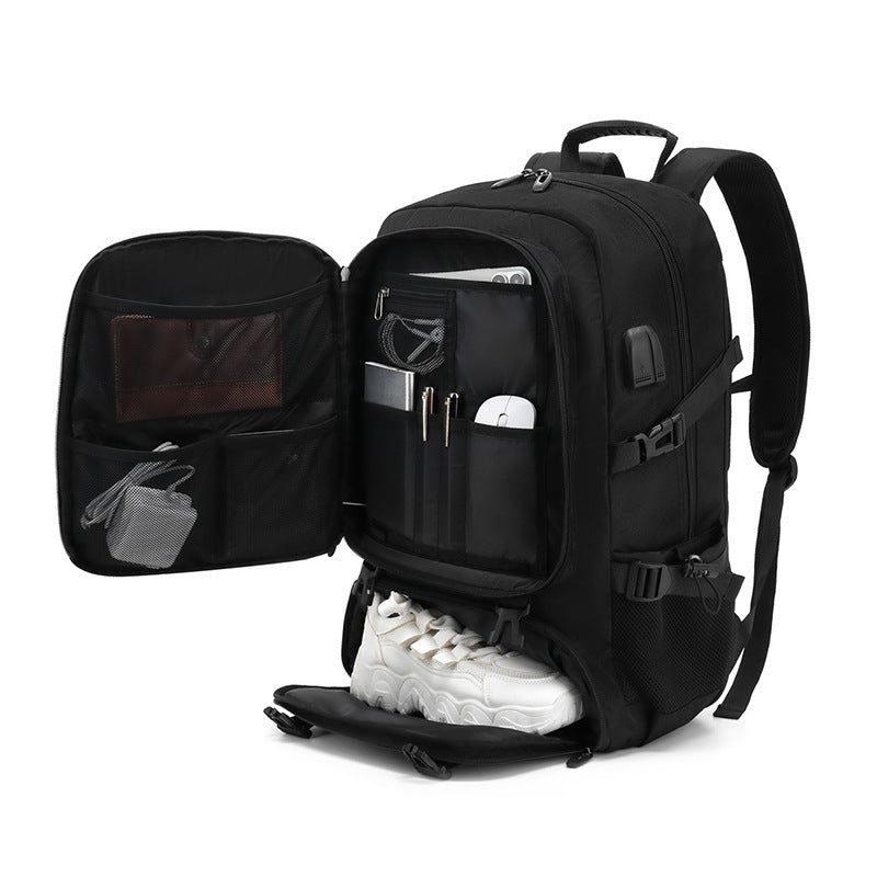 Super Large Capacity Men's Backpack Premium Travel Backpack Sports Outdoor Luggage Bag Mountaineering Bag Waterproof Schoolbag - image 5