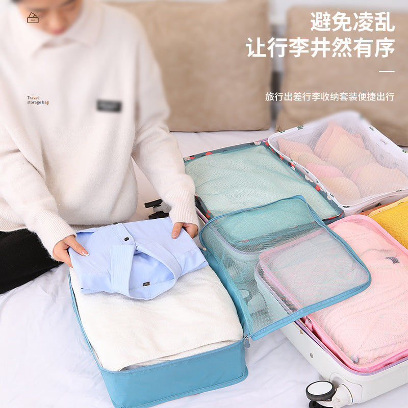 Travel storage bag travel travel luggage clothing organizing storage bag simple separated storage suit large and medium size - image 5