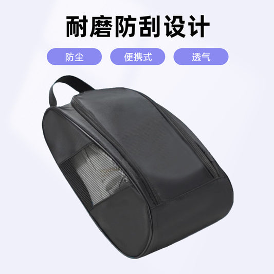 Foreign Trade Cross-border Golf Shoe Bag Travel Waterproof Sports Shoe Cover Shoe Bag Mesh Breathable Football Shoes Storage - image 2