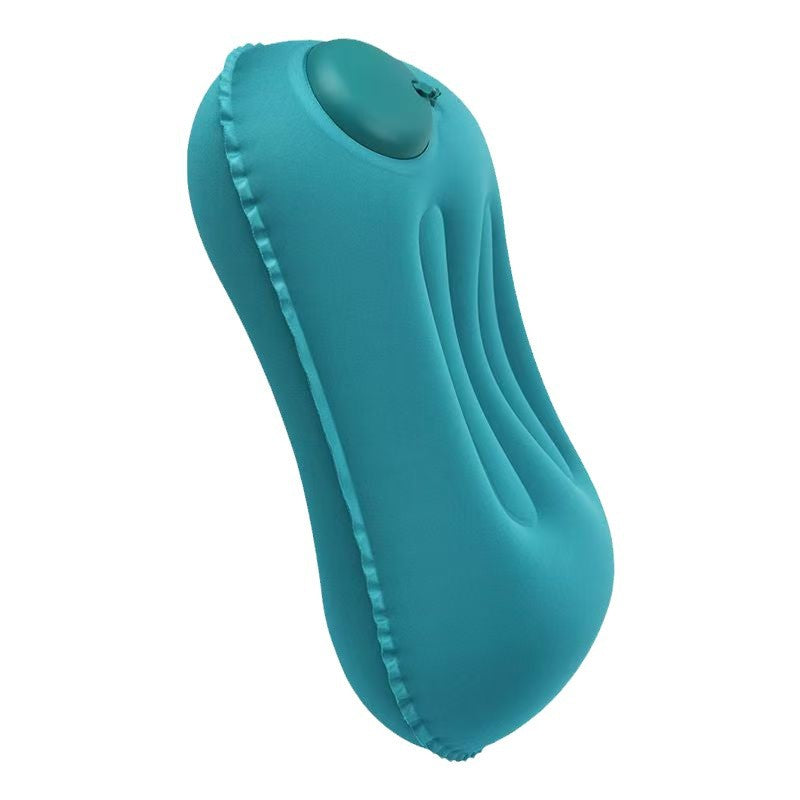 Pressing Inflatable Pillow Pillow Portable Adult Outdoor Travel Pillow Waist Pillow Neck Pillow Inflatable Square Pillow Nap - image 5