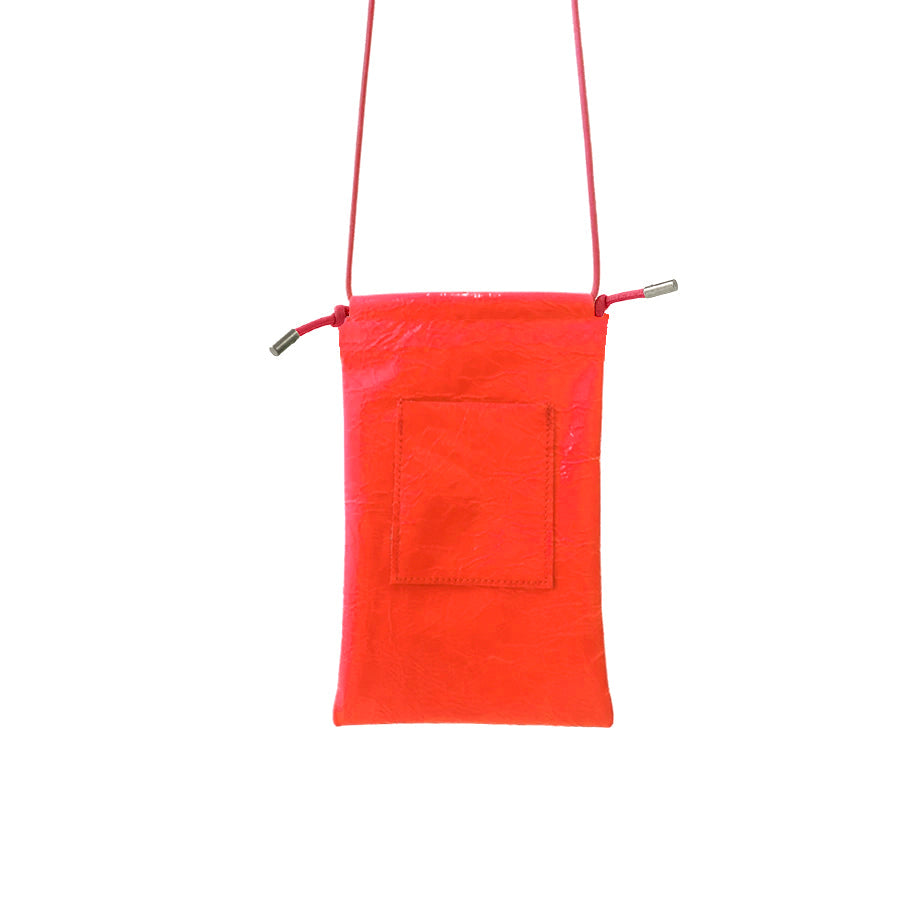 Fluoro Tia Crossbody Phone Pouch - Fluoro Red
