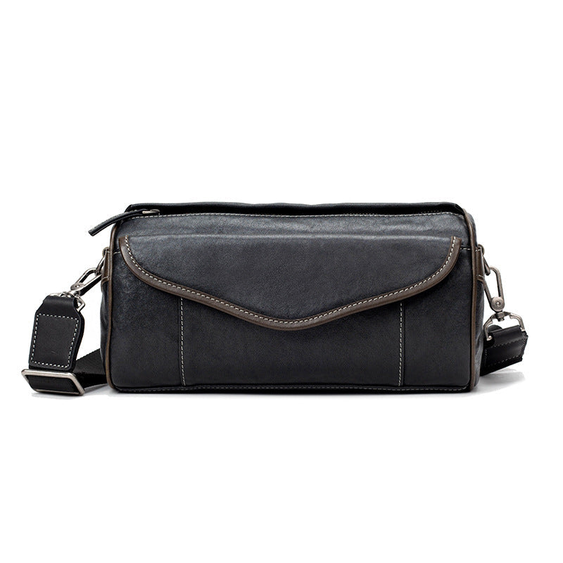 Vintage Leather Travel Crossbody Bag