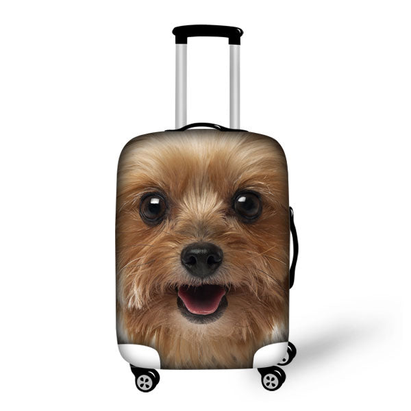 FORUDESIGNS Fashion Animal Print Luggage Cover Spandex Travel Suitcase Cover Waterproof Luggage Covers for 18-30 inch Suitcase