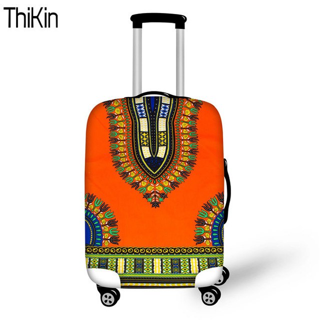 THIKIN African Protective Covers for Suitcases Travel Luggage Suitcase Cover Zipper Suit Thick 18-30 inch Storage Bag Case Cover
