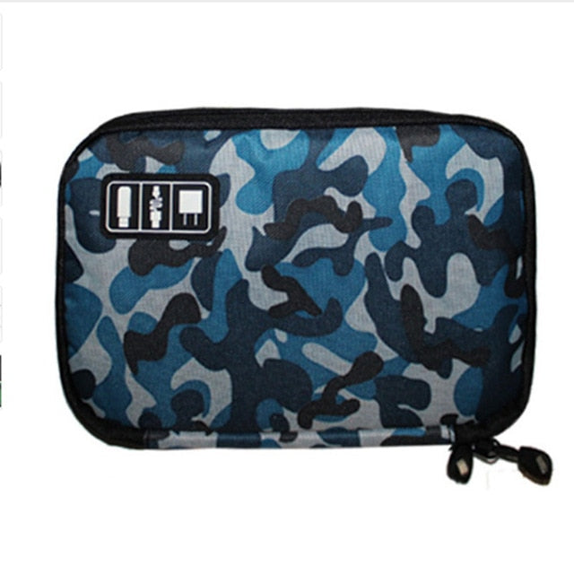 Electronic Accessories Travel Bag High-grade Nylon Waterproof Charger USB Data Cable Accessories package Travel accessories