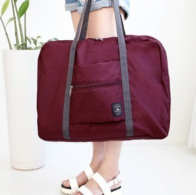 Waterproof Nylon Travel Bags Women Men Large Capacity Folding Duffle Bag Organizer Packing Cubes Luggage Girl Weekend Bag