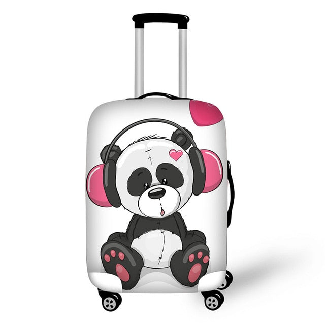 luggage cover protective suitcase cover travel accessories case for suitcase minions panda print design covers for trolley