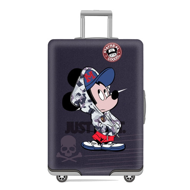 Luggage cover Elastic travel trolley suitcase protective Baggage cover Cartoon suitcase cover Child Cartoon Travel Accessories