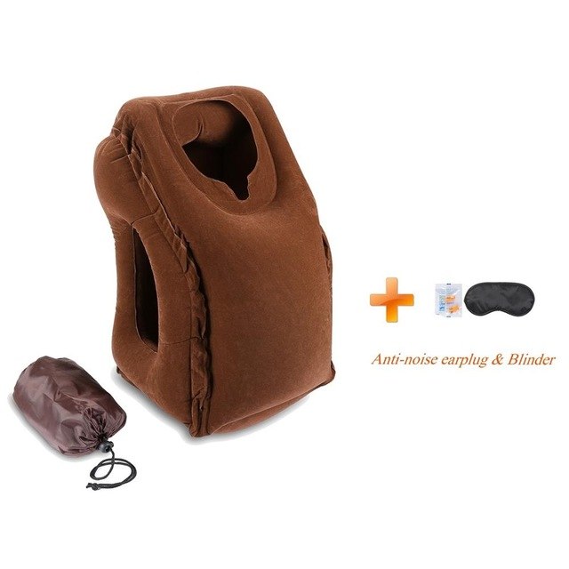 Inflatable Travel Pillow For Airplanes, Car/Train/Office/School Nap Travel Pillow For Sleeping Airplane Pillow