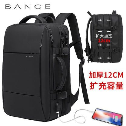 Bange Backpack Men's High-End Computer Backpack Men's Large-Capacity Backpack Casual Travel Business Trip Men's Bag - image 1