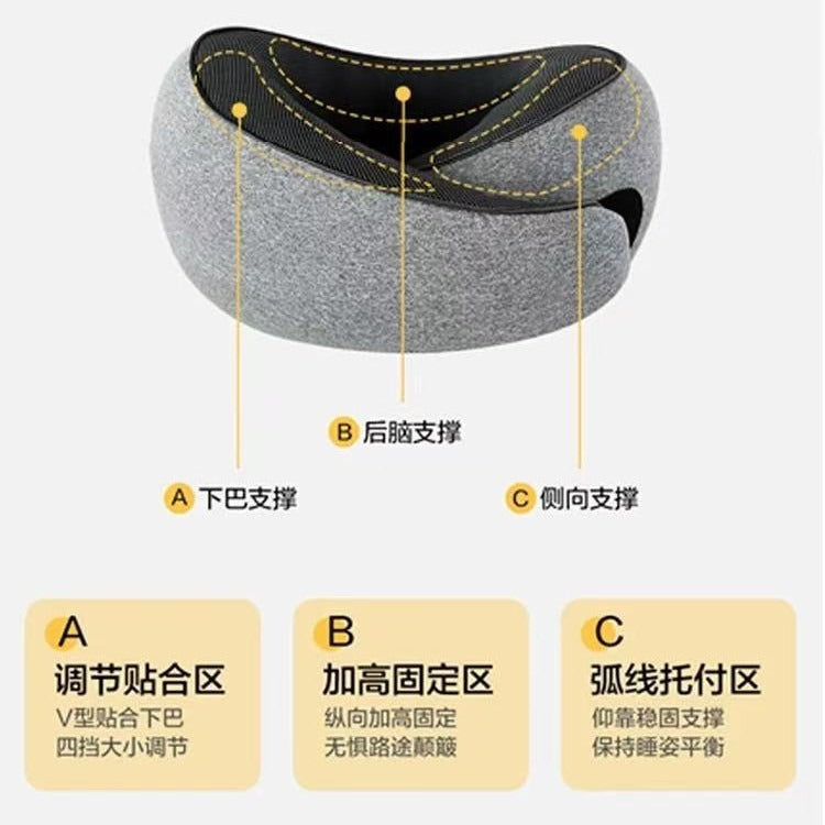 U-Shaped Pillow, Neck Pillow, Cross-Border Amazon Office Nap Travel Portable Airplane Pillow, Slow Rebound U-Shaped Pillow - image 3