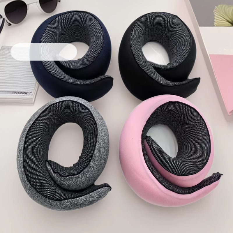 U-Shaped Pillow, Neck Pillow, Cross-Border Amazon Office Nap Travel Portable Airplane Pillow, Slow Rebound U-Shaped Pillow - image 4