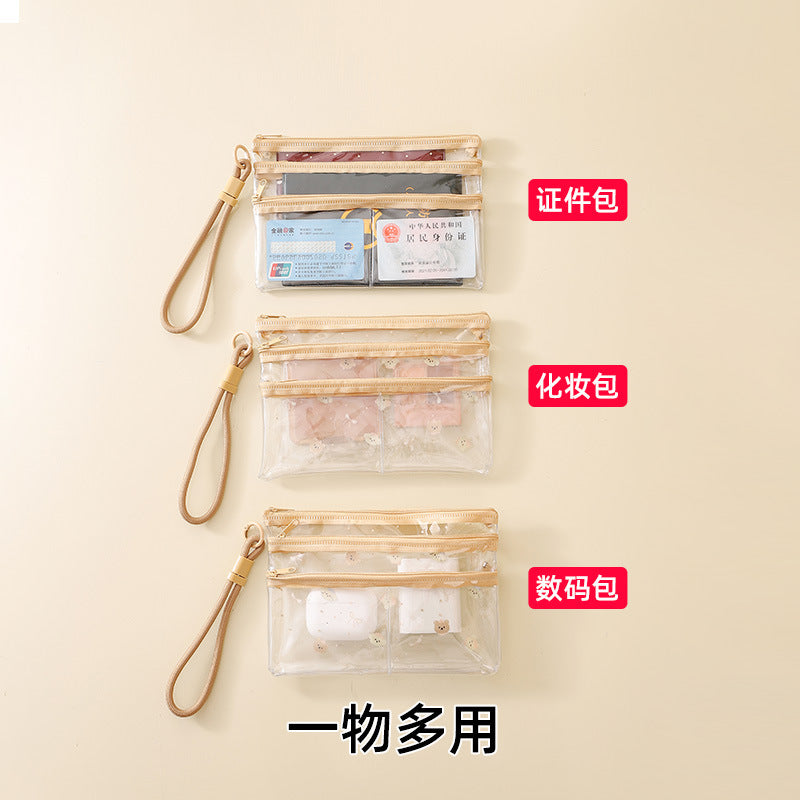 Document Storage Bag, Household Registration Book Protective Cover, Card Holder, Boarding Pass, Carry-On Travel Passport Holder Storage Bag - image 4