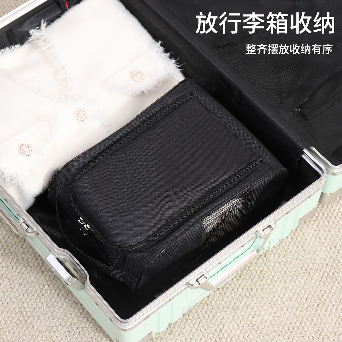 Cross-Border Travel Shoe Storage Bag, Portable Breathable Shoe Bag, Shoe Cover, Travel Shoe Storage Bag - image 2