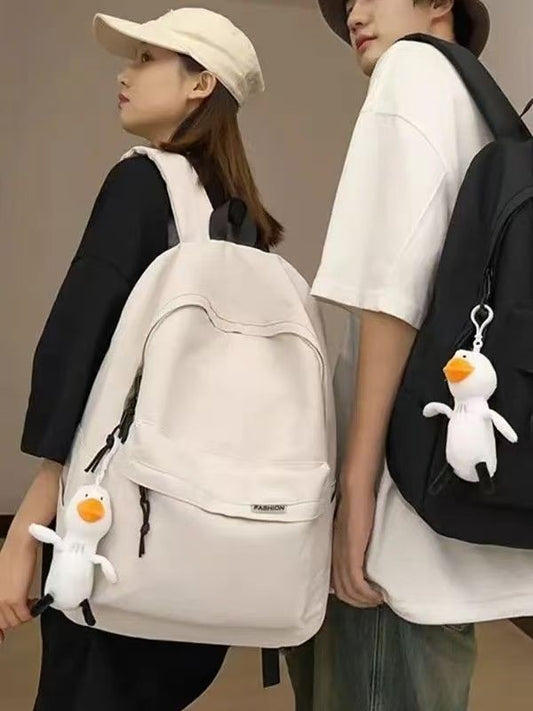 Junior High School Students, Junior High School and High School Men, College Students Travel Backpacks, Simple Japanese-Style Casual Backpacks, Large-Capacity School Bags - image 1