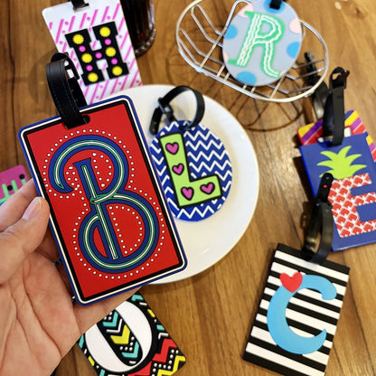 Cross-Border Ins Letter Luggage Tags, Bag Tags, Station Anti-Loss Tags, Travel Essentials, Name Identification Tags - image 2