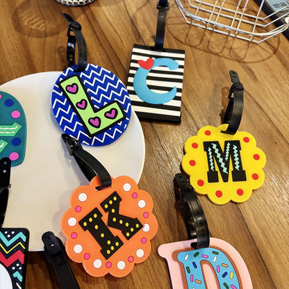 Cross-Border Ins Letter Luggage Tags, Bag Tags, Station Anti-Loss Tags, Travel Essentials, Name Identification Tags - image 3