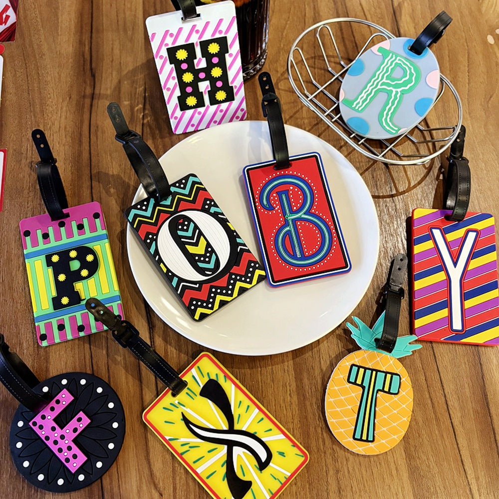 Cross-Border Ins Letter Luggage Tags, Bag Tags, Station Anti-Loss Tags, Travel Essentials, Name Identification Tags - image 4