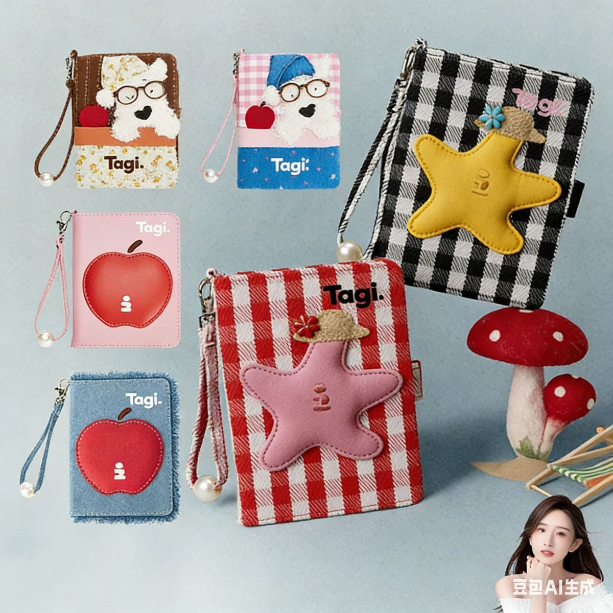 Tagi. Passport Holder, Wallet, Card Holder, Document Organizer, Birthday Gift, Protective Cover, Multifunctional, Small and Portable for Travel - image 1