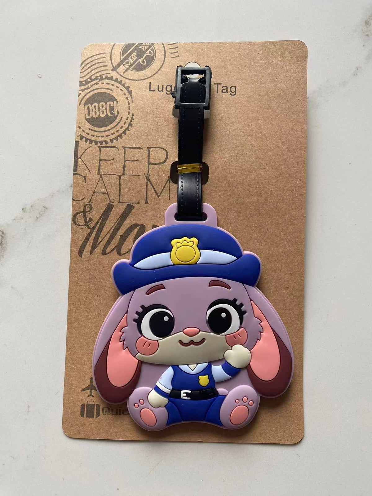 Cute Fox and Rabbit Luggage Tags, Animal-Themed Travel Luggage Tags for Couples, Boarding Passes - image 4