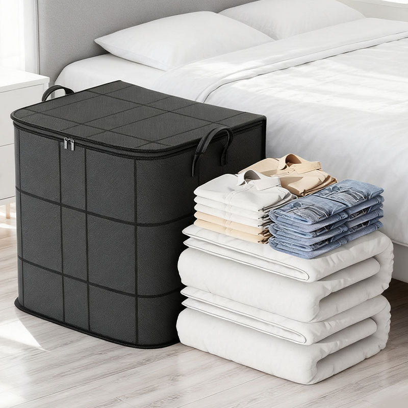 Quilt Storage Bag for Home Use, Large Capacity Quilt Organizer Box, Wardrobe Essential, Luggage Basket, Moving Packing Bag, Cross-Border - image 3