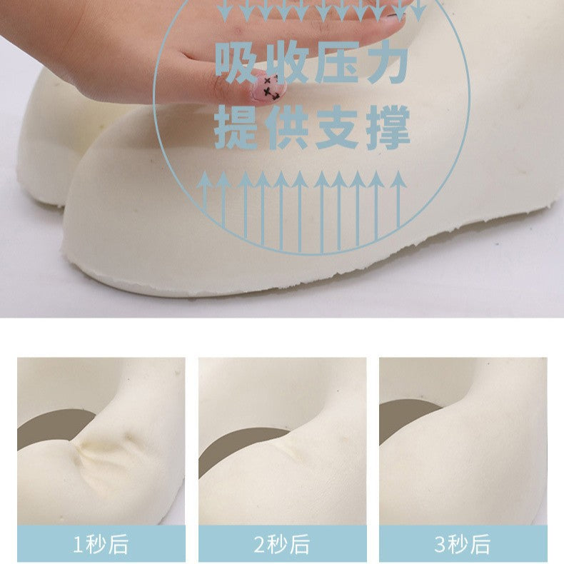 Wholesale Camelback-Shaped U-Shaped Pillow with Hood, Memory Foam Outdoor Travel Pillow, Removable and Washable Hooded Portable Airplane Neck Pillow Wholesale - image 4