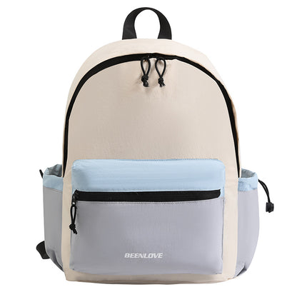 Runhui's New Taslan Color-Blocking Backpack, Outdoor Sports Backpack, Nylon Folding Backpack, Travel Mountaineering Bag - image 5