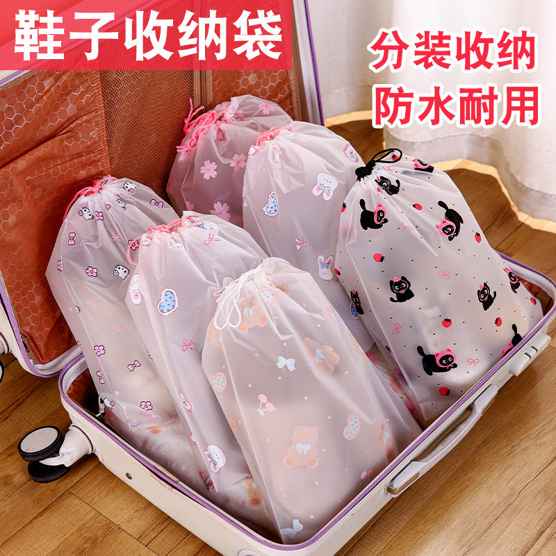 Shoe Storage Bag, Dust-Proof and Moisture-Proof Drawstring Pouch, Student Dormitory Shoe Organizer, Anti-Yellowing Travel Bag - image 1