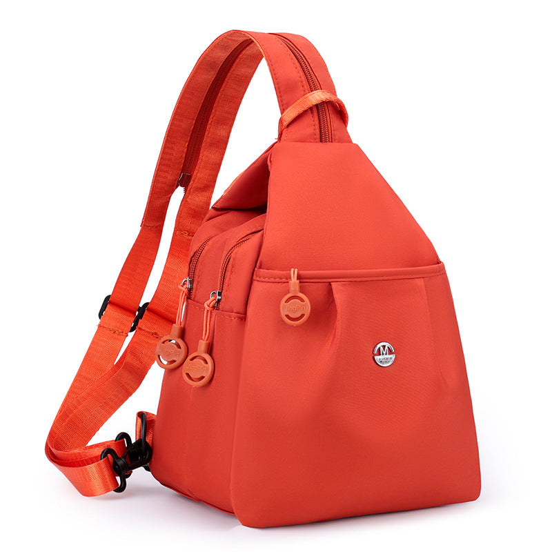 2026 New Style Women's Backpack, Simple and Versatile, Anti-Theft, Fashionable Chest Bag, Multi-Functional Work Clothing and Travel Shoulder Bag - image 5