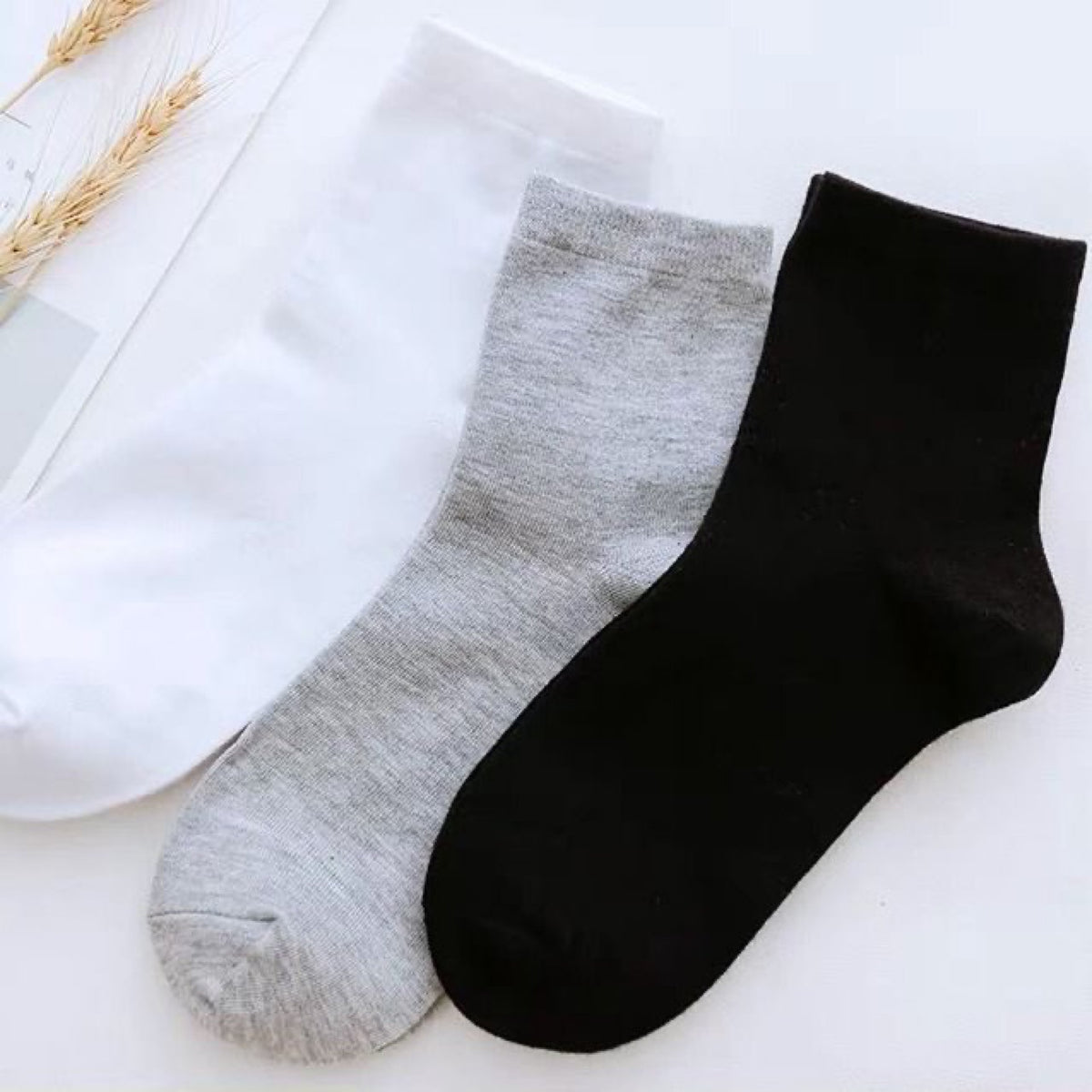 Disposable Socks for Travel, No-Wash Socks for Men, Spring and Summer Anti-Odor Mid-Calf Socks for Women, Short Socks for Business Trips and Students - image 5