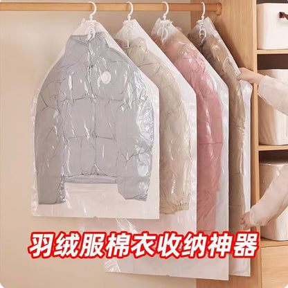 Hanging Transparent down Jacket Compression Bag, Vacuum Bag for Air Extraction, Large Clothing Storage Bag, Multiple Sizes - image 2