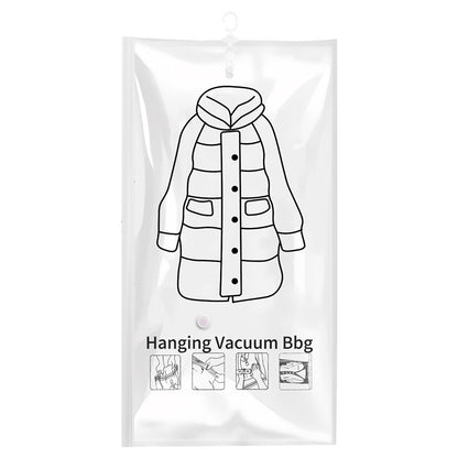 Factory Direct Sale Five-Hook Wardrobe Hook-Type Vacuum Compression Bag for down Jackets, Sweaters, Coats, Dust-Proof and Moisture-Proof - image 5