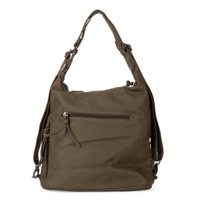 Quilted Convertible Hobo Bag