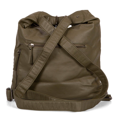 Quilted Convertible Hobo Bag