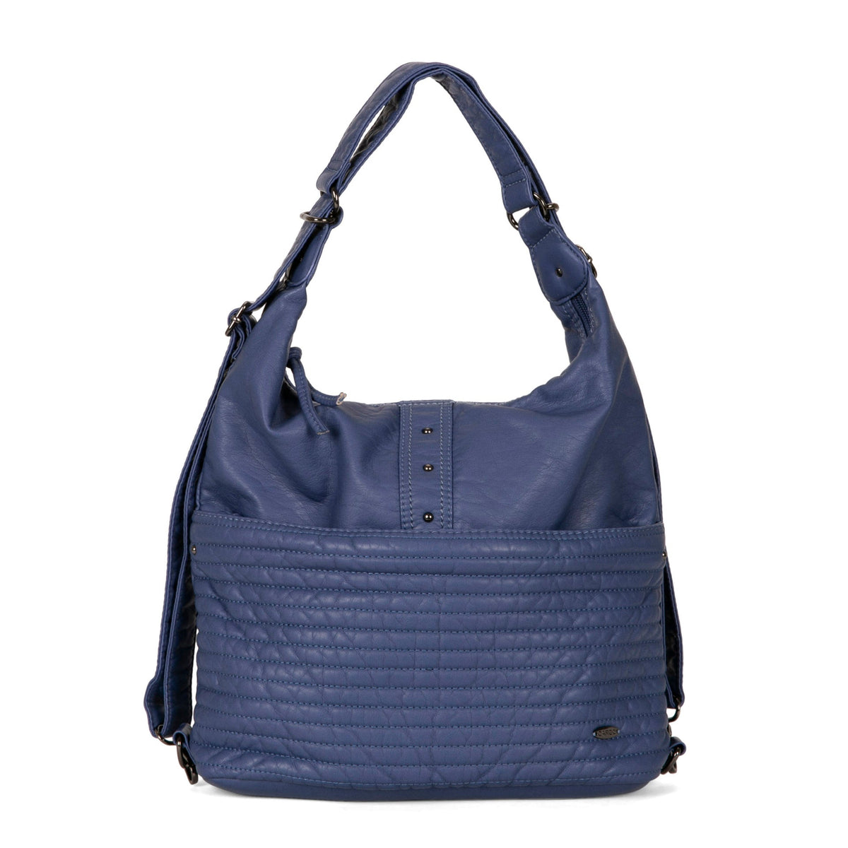 Quilted Convertible Hobo Bag